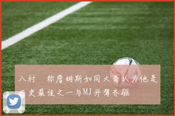 八村塁称詹姆斯如同大哥认为他是历史最佳之一与MJ并驾齐驱